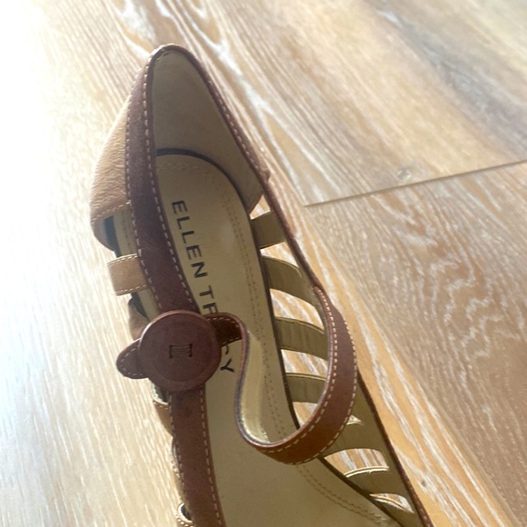 Ellen Tracy retro looking heels. 6 1/2 M Barely worn - Picture 4 of 6